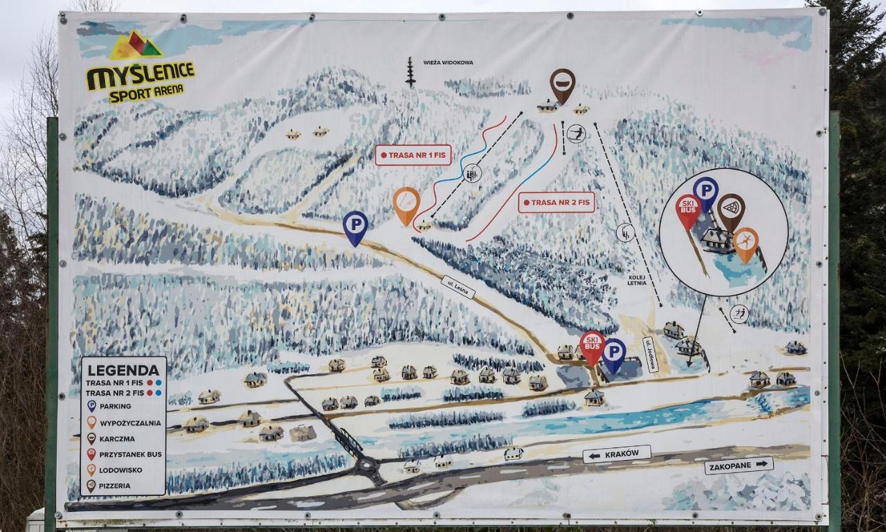 Sloneczny Chelm - Apartamenty W Gorach, Prywatna Sauna Jacuzzi Balia W Cenie, Spa, Grill, Stok Narciarski Myslenice, Sciezki Rowerowe, Rzeka Raba, Widok Na Tatry 外观 照片