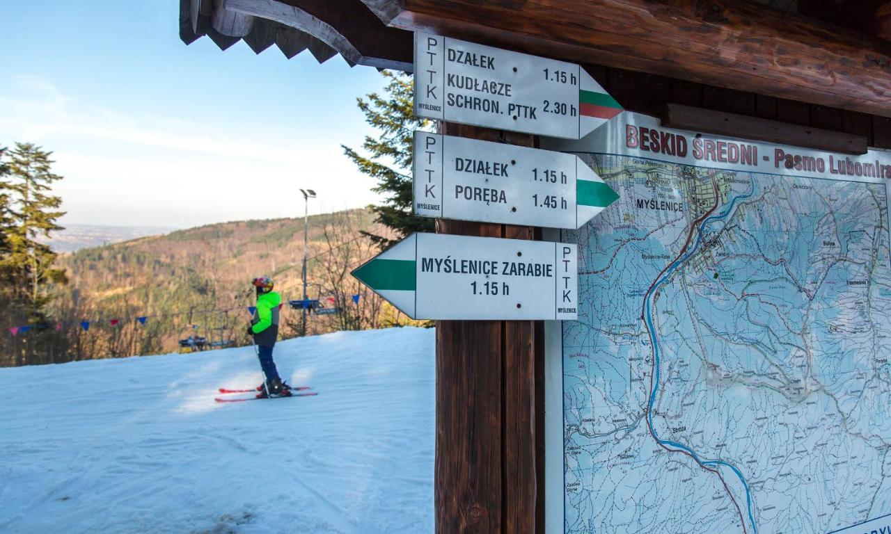 Sloneczny Chelm - Apartamenty W Gorach, Prywatna Sauna Jacuzzi Balia W Cenie, Spa, Grill, Stok Narciarski Myslenice, Sciezki Rowerowe, Rzeka Raba, Widok Na Tatry 外观 照片