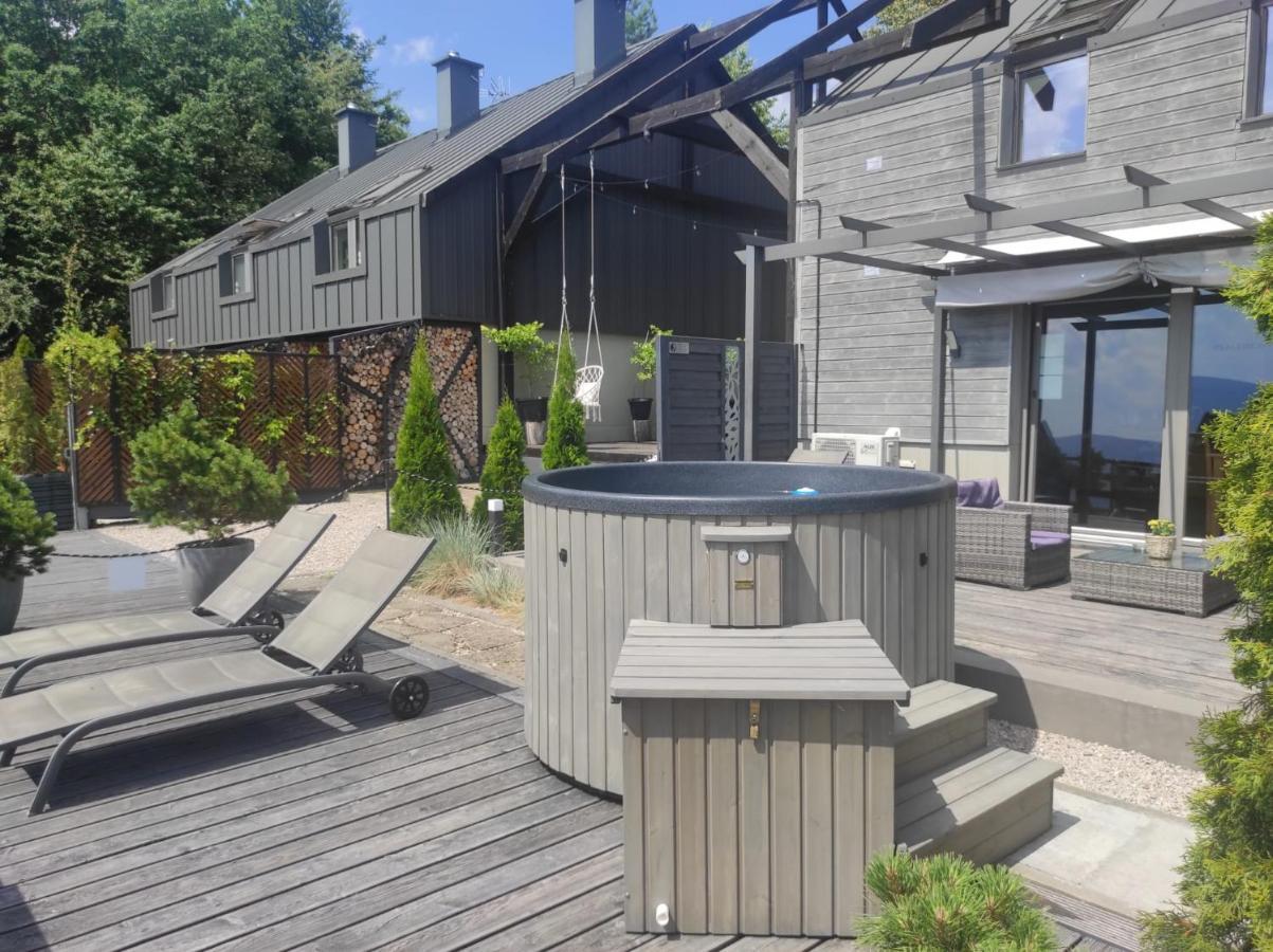 Sloneczny Chelm - Apartamenty W Gorach, Prywatna Sauna Jacuzzi Balia W Cenie, Spa, Grill, Stok Narciarski Myslenice, Sciezki Rowerowe, Rzeka Raba, Widok Na Tatry 外观 照片