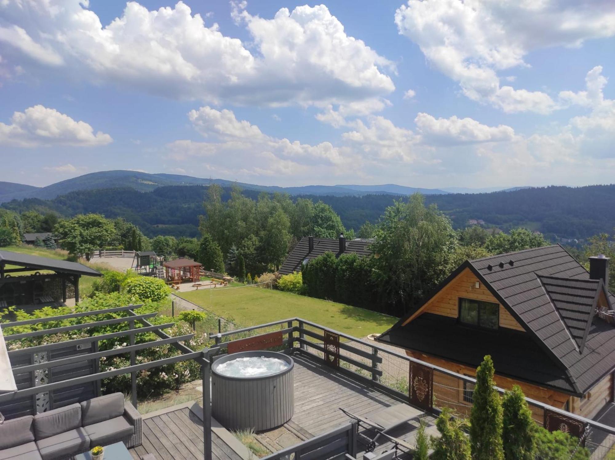 Sloneczny Chelm - Apartamenty W Gorach, Prywatna Sauna Jacuzzi Balia W Cenie, Spa, Grill, Stok Narciarski Myslenice, Sciezki Rowerowe, Rzeka Raba, Widok Na Tatry 外观 照片